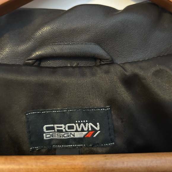 Brown Fine Leather Jacket - Picture 5 of 9